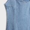 Jeans-Midi-Kleid