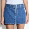 Jeans-Skort mit Gürtel Jeans-Skort mit Gürtel