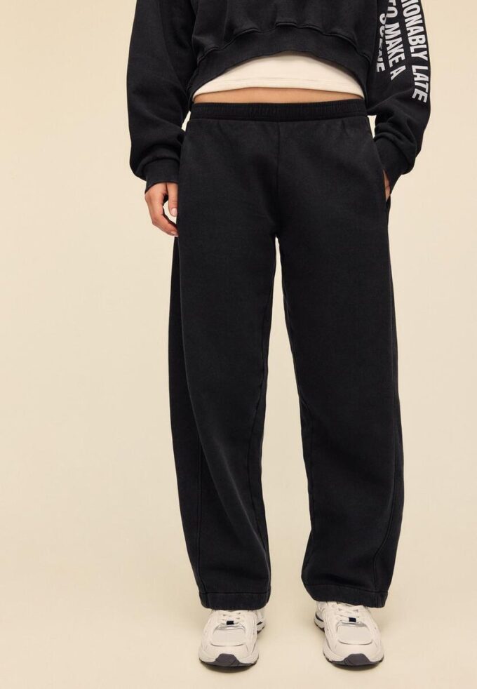 Jogginghose aus Soft Touch-Fleece mit Acid-Wash-Effekt Jogginghose aus Soft Touch-Fleece mit Acid-Wash-Effekt