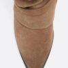 Joots-Leder-Stiefel mit hohem Absatz
