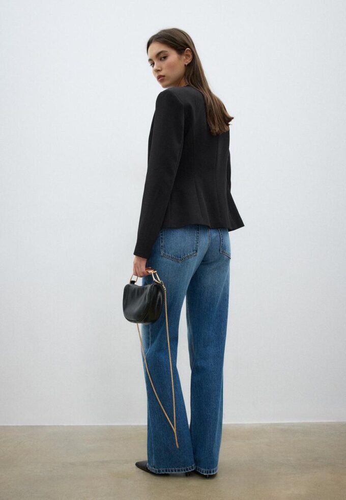 Kragenloser Blazer Kragenloser Blazer