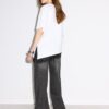 Kurzarm-T-Shirt mit Spitzenbesatz Kurzarm-T-Shirt mit Spitzenbesatz