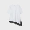 Kurzarm-T-Shirt mit Spitzenbesatz Kurzarm-T-Shirt mit Spitzenbesatz