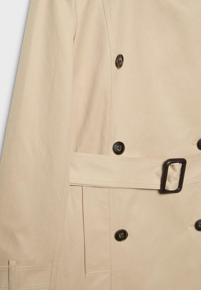 Kurzer Basic-Trenchcoat Kurzer Basic-Trenchcoat