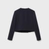 Kurzer Blazer mit Rundhalsausschnitt
