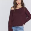 Kurzer Pullover mit U-Boot-Ausschnitt