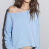 Kurzer Pullover mit U-Boot-Ausschnitt
