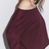 Kurzer Pullover mit U-Boot-Ausschnitt