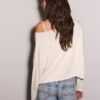 Kurzer Pullover mit U-Boot-Ausschnitt