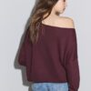 Kurzer Pullover mit U-Boot-Ausschnitt