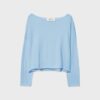 Kurzer Pullover mit U-Boot-Ausschnitt