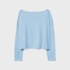 Kurzer Pullover mit U-Boot-Ausschnitt