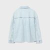 Kurzes Denim-Overshirt mit Nieten Kurzes Denim-Overshirt mit Nieten
