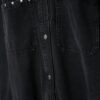 Kurzes Denim-Overshirt mit Nieten Kurzes Denim-Overshirt mit Nieten