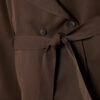 Kurzes, fließendes Trenchcoat mit Gürtel