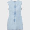 Kurzes Jeanskleid mit Strass Kurzes Jeanskleid mit Strass