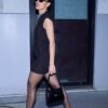 Kurzes Kleid im Qipao-Stil