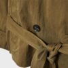 Kurzes Trenchcoat mit hohem Kragen