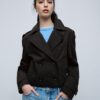 Kurzes Zweireihiger Trenchcoat Kurzes Zweireihiger Trenchcoat
