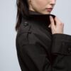Kurzes Zweireihiger Trenchcoat Kurzes Zweireihiger Trenchcoat
