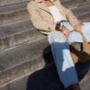 Kurzes Zweireihiger Trenchcoat