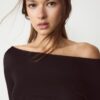 Langarm-T-Shirt mit Raffung Langarm-T-Shirt mit Raffung