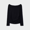 Langarm-T-Shirt mit Raffung Langarm-T-Shirt mit Raffung