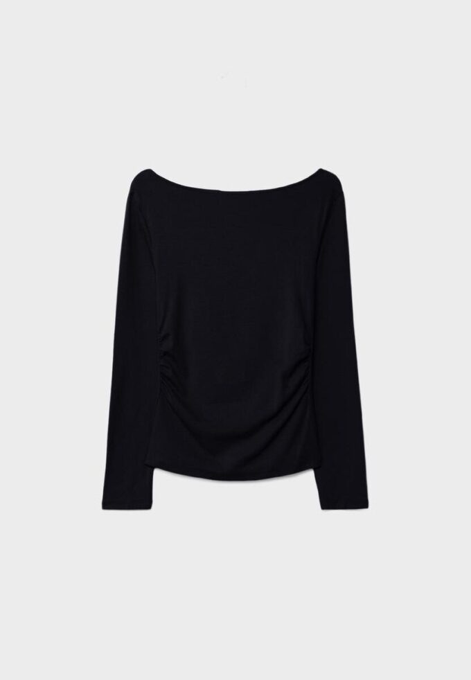 Langarm-T-Shirt mit Raffung Langarm-T-Shirt mit Raffung