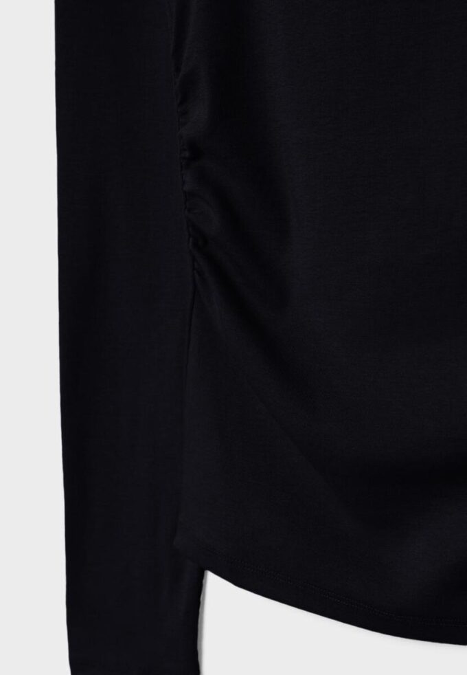Langarm-T-Shirt mit Raffung Langarm-T-Shirt mit Raffung