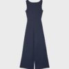 Langer, ärmelloser, gerader Jumpsuit Langer, ärmelloser, gerader Jumpsuit