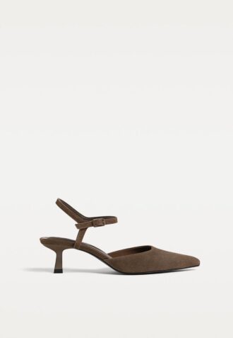 Leder-Absatzschuhe