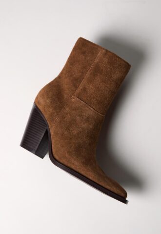 Leder-Cowboy-Stiefeletten