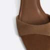 Leder-Sandaletten mit hohem Absatz