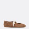 Leder-Sneaker mit Schleife