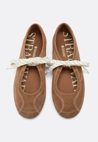 Leder-Sneaker mit Schleife