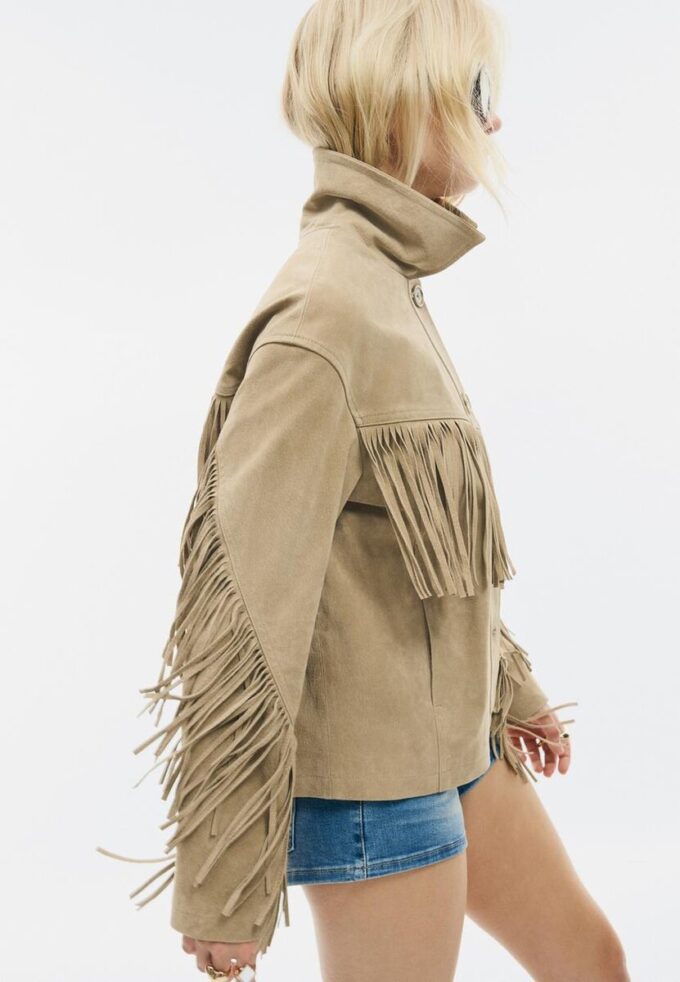 Lederjacke mit Fransen Lederjacke mit Fransen