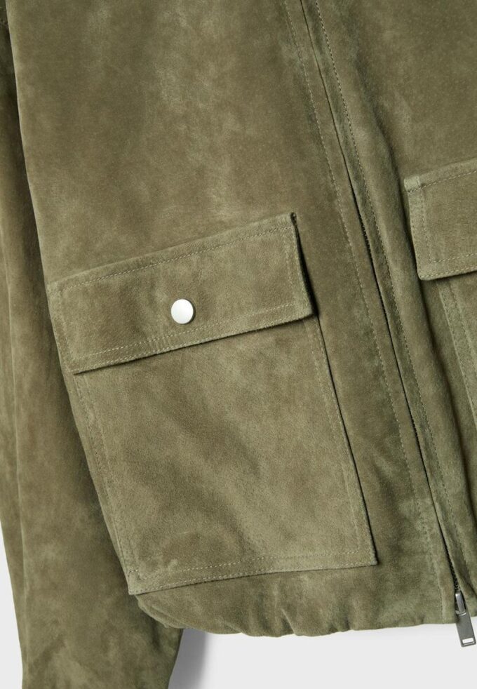 Lederjacke mit Taschen Lederjacke mit Taschen