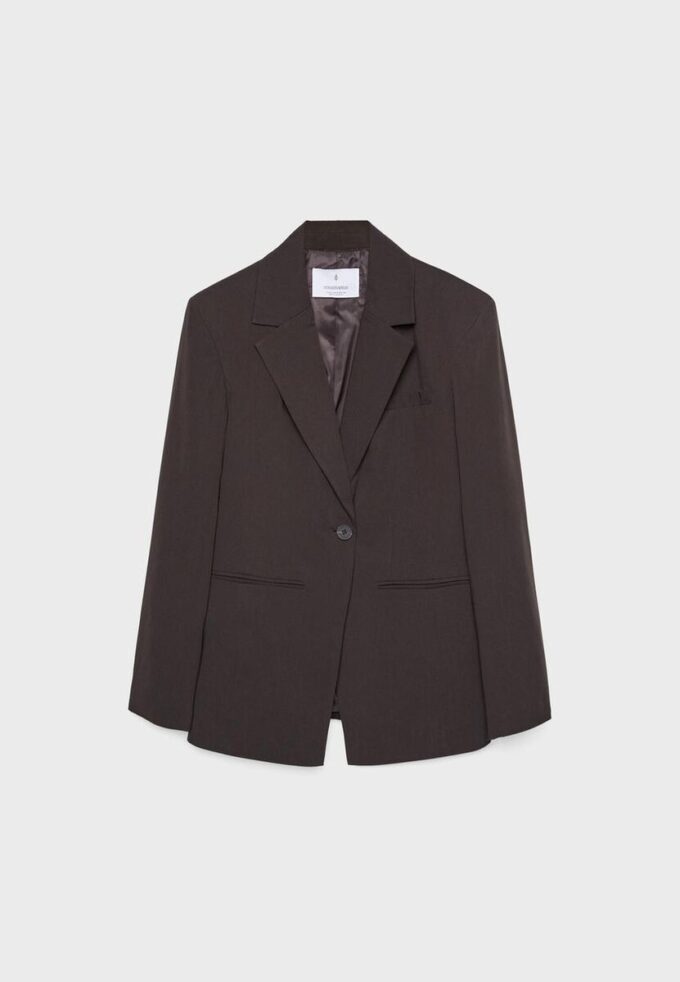 Maßgeschneiderter Blazer mit Knopfleiste