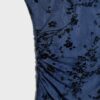 Midi-Kleid aus Tüll mit Qipao-Ausschnitt Midi-Kleid aus Tüll mit Qipao-Ausschnitt