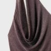 Midi-Kleid mit Metallfaden und Neckholder