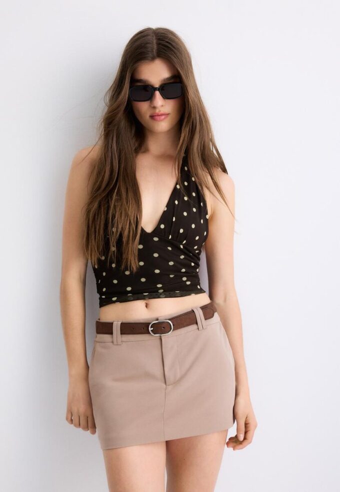 Mini-Skort mit Gürtel Mini-Skort mit Gürtel