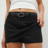 Mini-Skort mit Gürtel