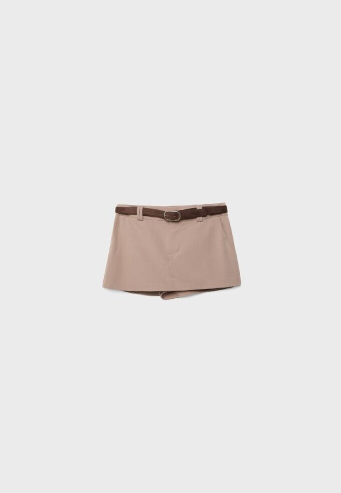 Mini-Skort mit Gürtel Mini-Skort mit Gürtel