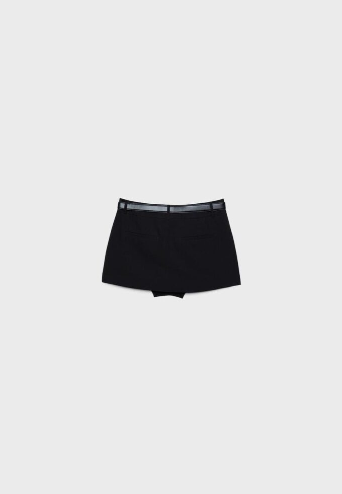Mini-Skort mit Gürtel