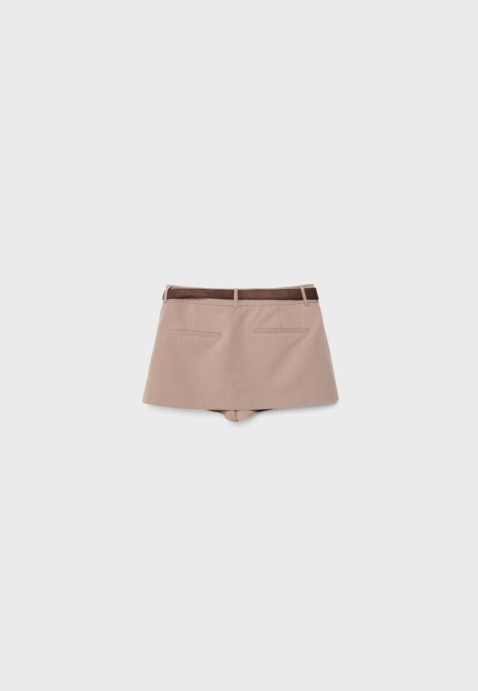 Mini-Skort mit Gürtel Mini-Skort mit Gürtel