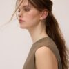Oberteil mit Racerback in Leinenoptik Oberteil mit Racerback in Leinenoptik