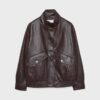 Oversize-Kunstlederjacke Oversize-Kunstlederjacke