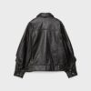 Oversize-Lederjacke Oversize-Lederjacke