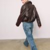 Oversize-Trenchcoat aus 100 % Leder Oversize-Trenchcoat aus 100 % Leder