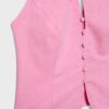 Qipao-Halter-Oberteil mit Knöpfen